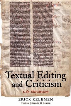 Textual Editing and Criticism: An Introduction - Kelemen, Erick