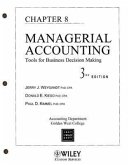 Managerial Accounting: Tools for Business Decision Making, Chapter 8