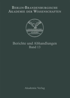 Band 13 - Berlin-Brandenburgische Akademie der Wissenschaften (Hrsg.)