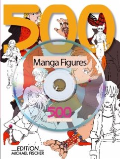 Cover 500 Manga Figuren, m. CD-ROM