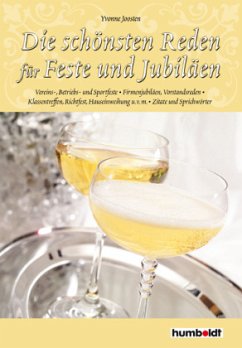 Die schönsten Reden für Feste und Jubiläen - Joosten, Yvonne