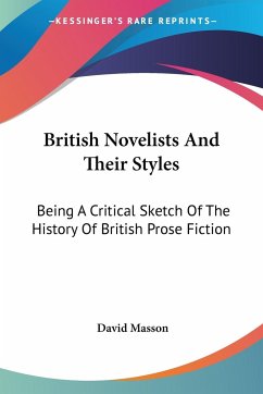 British Novelists And Their Styles