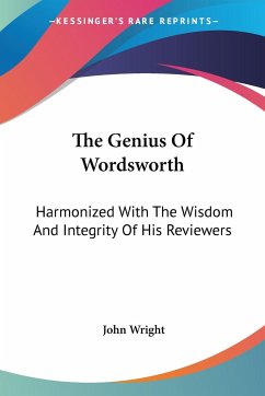 The Genius Of Wordsworth - Wright, John