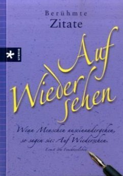 Cover Auf Wiedersehen