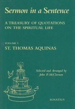 A Treasury of Quotations on the Spiritual Life: St. Thomas Aquinas Volume 5 - McClernon, John