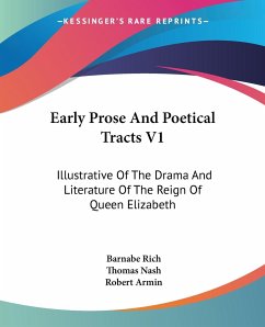 Early Prose And Poetical Tracts V1