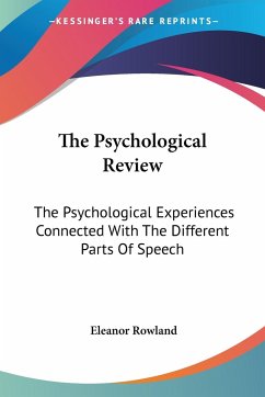 The Psychological Review
