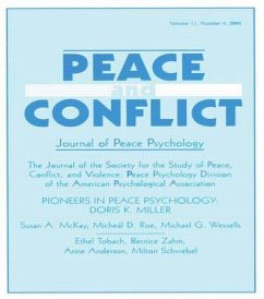 Pioneers in Peace Psychology