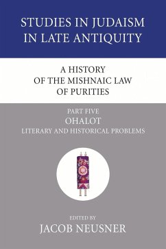 A History of the Mishnaic Law of Purities, Part 5