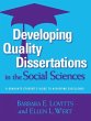 Developing Quality Dissertations in the... - Bild 1