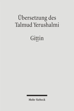 Übersetzung des Talmud Yerushalmi / Übersetzung des Talmud Yerushalmi 3/5 - Hengel, Martin / Schäfer, Peter / Avemarie, Friedrich / Becker, Hans-Jürgen / Hüttenmeister, Frowald Gil