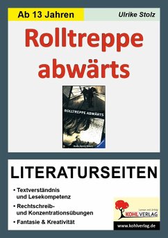 Rolltreppe abwärts / Literaturseiten - Stolz, Ulrike