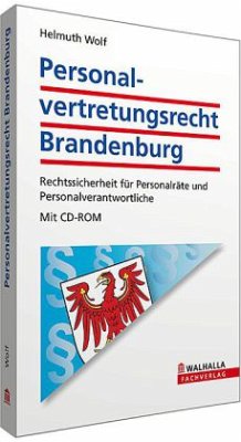 Cover Personalvertretungsrecht Brandenburg, m. CD-ROM