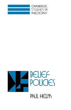 Belief Policies - Helm, Paul