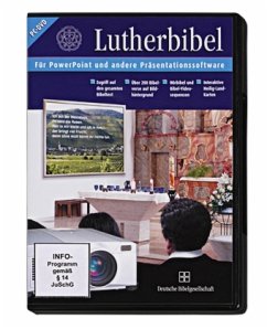 Cover Lutherbibel für Power-Point und andere Präsentationssoftware, 1 DVD-ROM