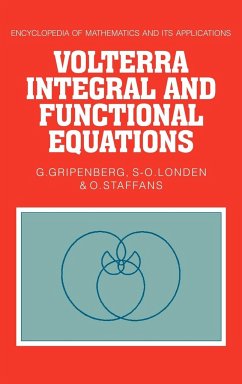 Volterra Integral and Functional Equations - Gripenberg, G.; Londen, S. -O; Staffans, O.