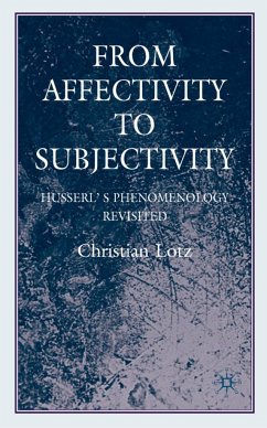 From Affectivity to Subjectivity - Lotz, C.