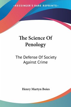 Cover The Science Of Penology