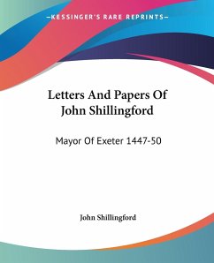 Letters And Papers Of John Shillingford