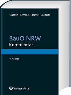 BauO NRW Kommentar - Gädtke, Horst / Temme, Heinz-Georg / Heintz, Detlef / Czepuck, Knut