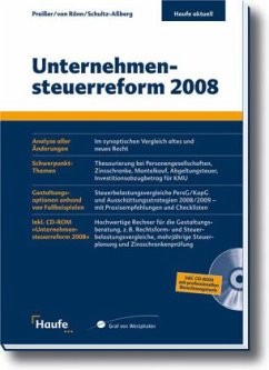 Unternehmensteuerreform 2008, m. CD-ROM - Preißer, Michael;Rönn, Matthias von;Schultz-Aßberg, Immo