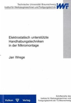 Cover Elektrostatisch unterstützte Handhabungstechniken in der Mikromontage