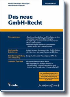 Das neue GmbH-Recht - Lurati, Max Christian / Passarge, Malte / Torwegge, Christoph / Werthmann-Feldhues, Annekatren