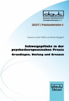 Cover Schweigepflicht in der psychotherapeutischen Praxis