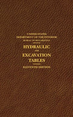 Hydraulic and Excavation Tables, Eleventh Edition - United States Department Of The Interior