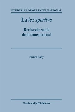 La Lex Sportiva - Latty, Franck