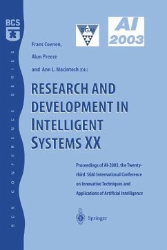 Research and Development in Intelligent Systems XX - Coenen, Frans / Preece, Alun / Macintosh, Ann (eds.)