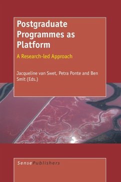 Postgraduate Programmes as Platform