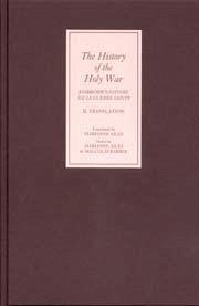 The History of the Holy War - Ailes, Marianne / Barber, Malcolm (eds.)