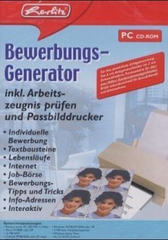 Bewerbungs-Generator, 1 CD-ROM