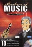 Wolfgang A. Mozart, m. Audio-CD / Masters of Music for Violin, m. Audio-CDs