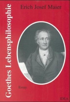 Cover Goethes Lebensphilosophie
