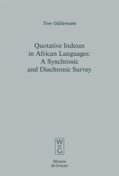 Quotative Indexes in African Languages - Güldemann, Tom