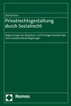Privatrechtsgestaltung durch Sozialrecht - Deinert, Olaf