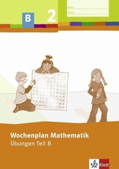 2. Schuljahr, Übungen / Wochenplan Mathematik Tl.B