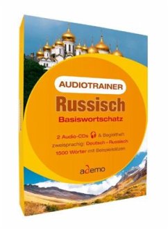 Audiotrainer Basiswortschatz Russisch, m. 2 Audio-CD, m. 1 Buch - ademo GmbH