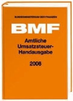 Amtliche Umsatzsteuer-Handausgabe 2008 - Bundesministerium für Finanzen (Hrsg.)