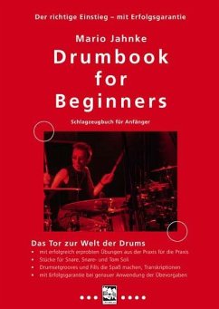 Drumbook for Beginners - Schlagzeugbuch für Anfänger - Jahnke, Mario