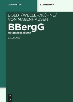 Cover BBergG Bundesberggesetz