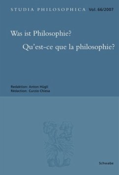 Was ist Philosophie?. Qu est-ce que la philosophie? - Hügli, Anton / Chiesa, Curzio (Red.)