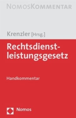 Rechtsdienstleistungsgesetz (RDG), Kommentar - Krenzler, Michael (Hrsg.)