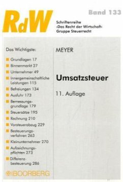 Umsatzsteuer - Meyer, Holger