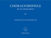 Choralvorspiele des 19. Jahrhunderts