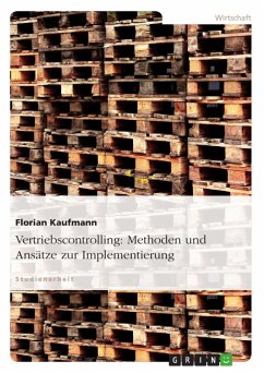 Vertriebscontrolling: Methoden und Ansätze zur Implementierung - Kaufmann, Florian