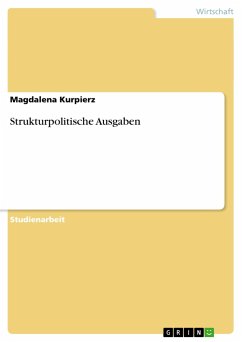 Strukturpolitische Ausgaben - Kurpierz, Magdalena