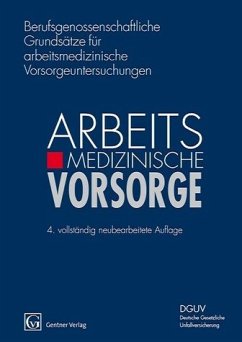 Cover Berufsgenossenschaftliche Grundsätze für arbeitsmedizinische Vorsorgeuntersuchungen